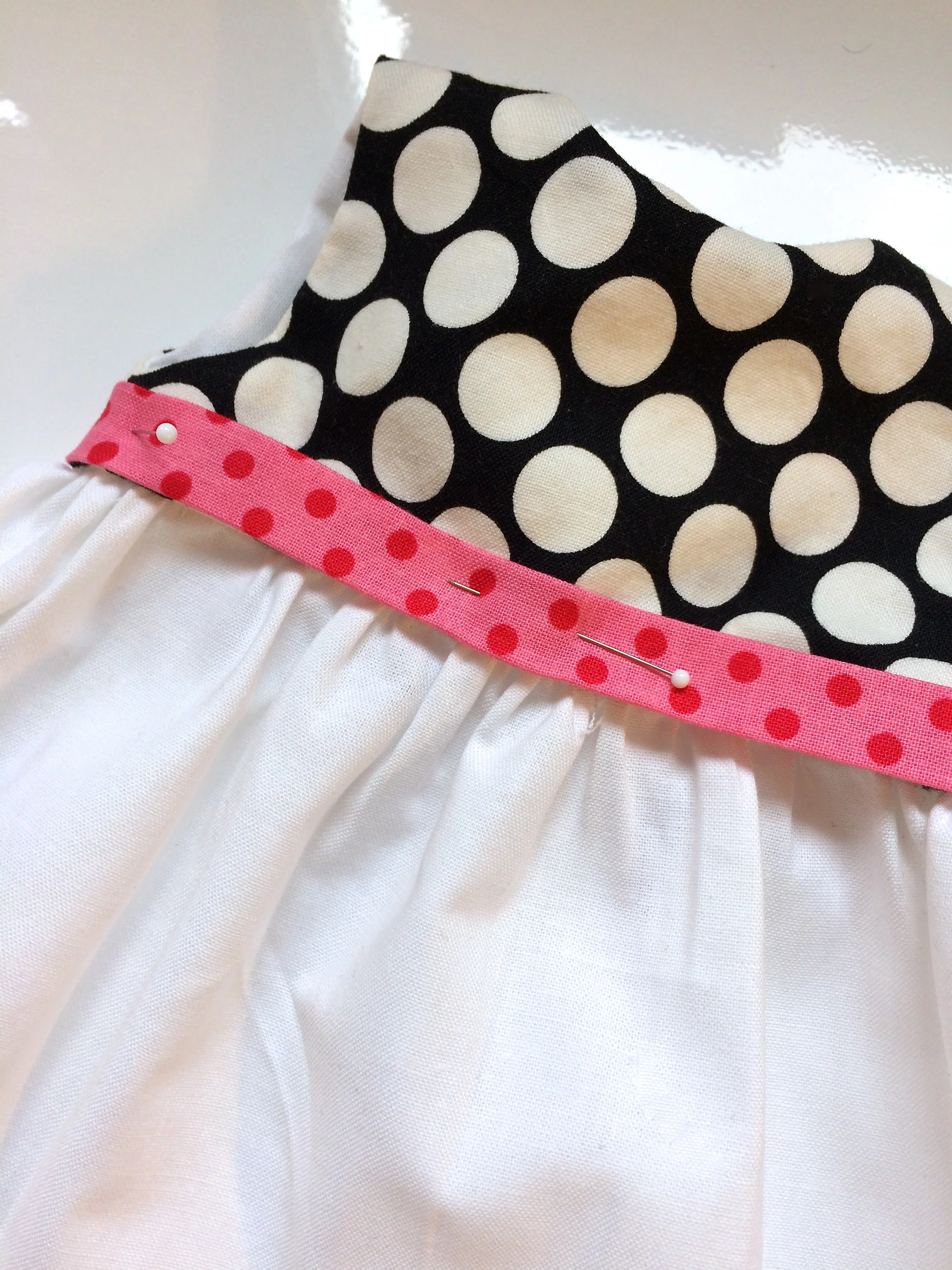 How to make Bias Trim for Doll Dresses