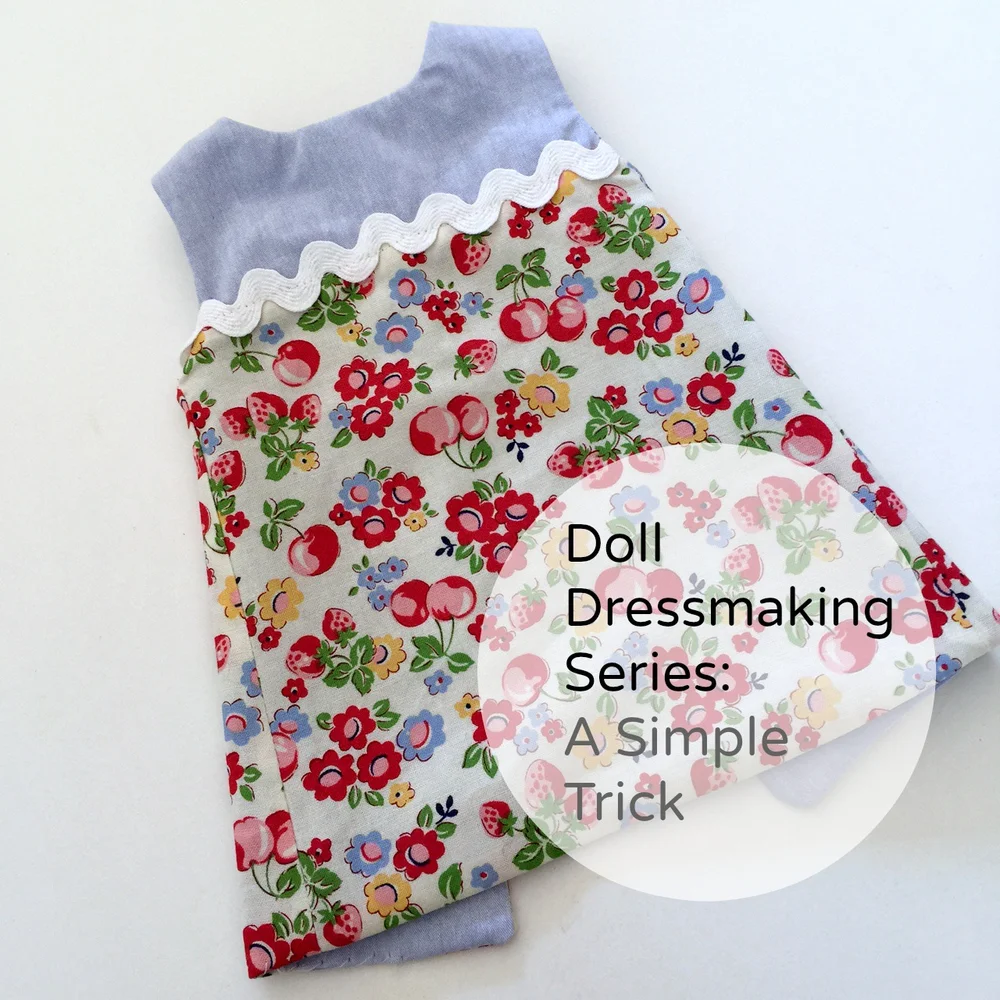 simple dolls dress pattern