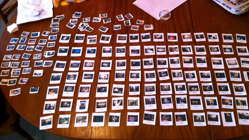Example of an early YAKUZA edit back in 2011 on a friend's table