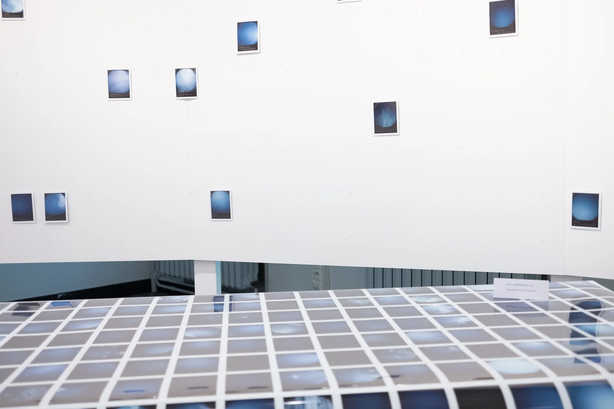The Blue Skies Project (detail) – installatie als work-in-progress in Z33 (2018)