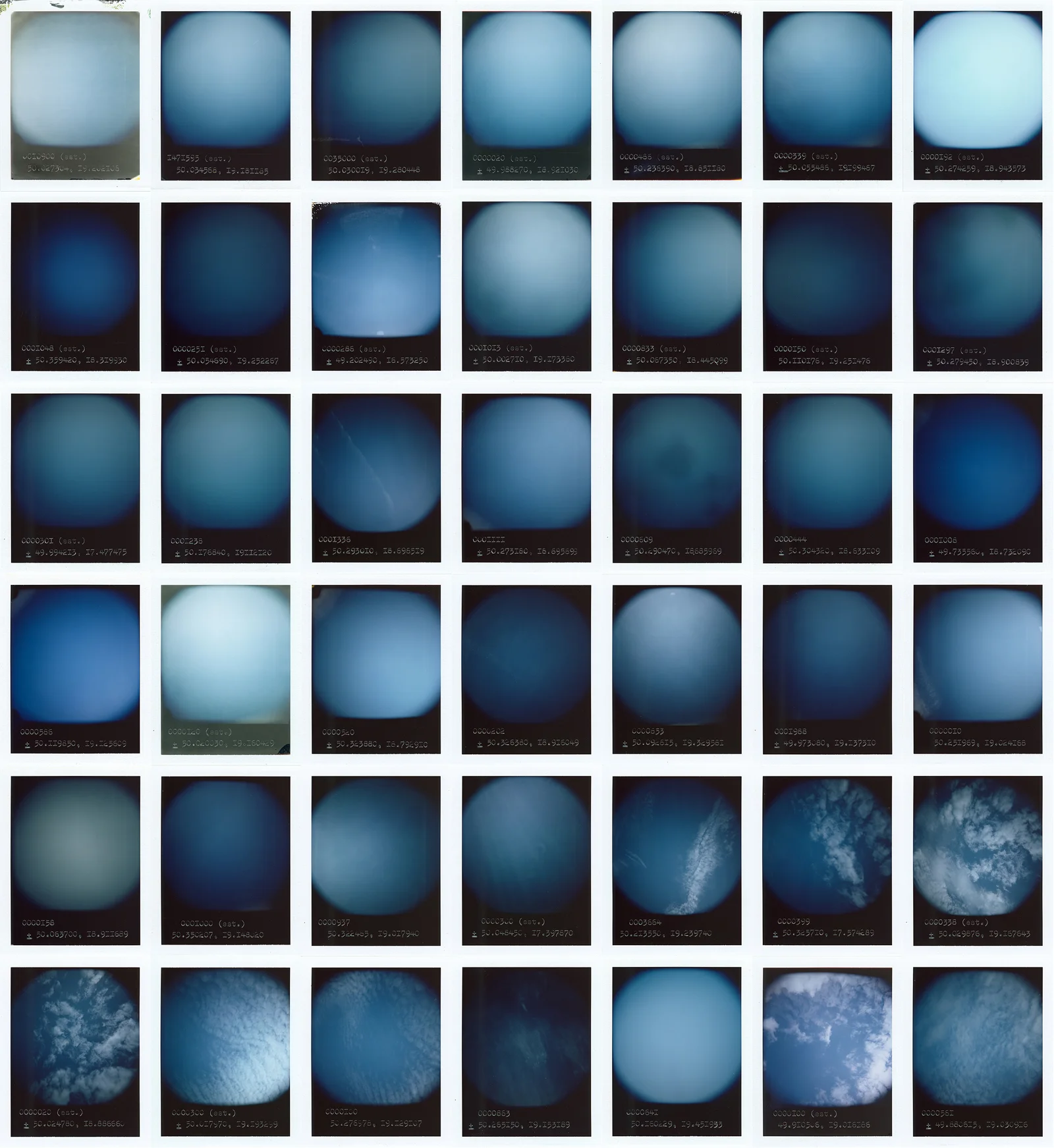 "The Blue Skies Project" (2018-2019) - installatie detail