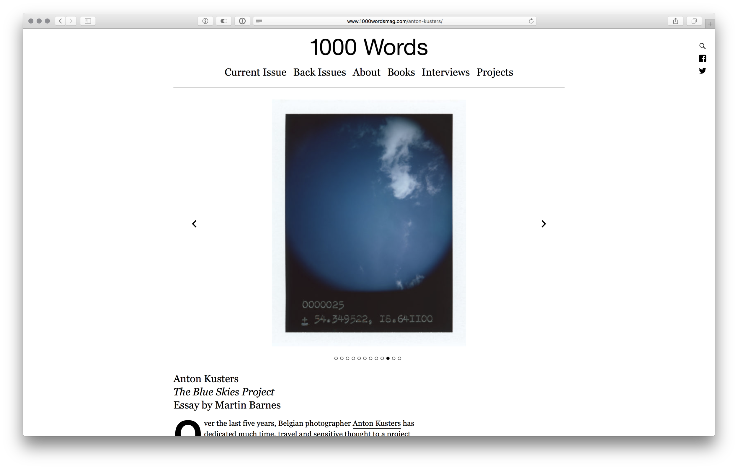 The Blue Skies Project