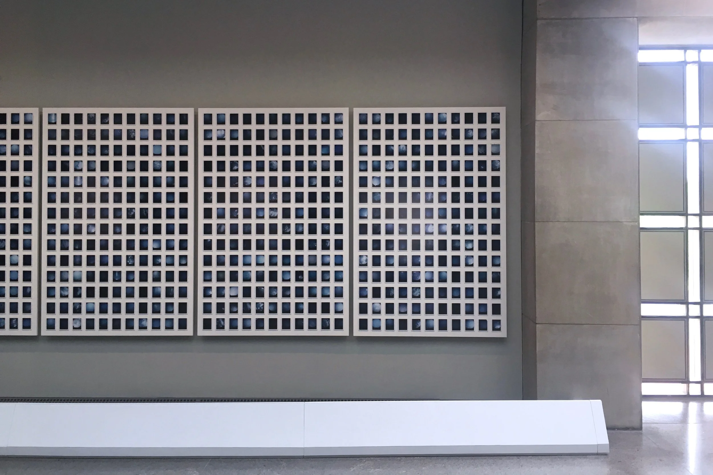 “One Thousand and Seventy-eight Blue Skies” (2019) – installation detail – US Holocaust Memorial Museum, Washington DC