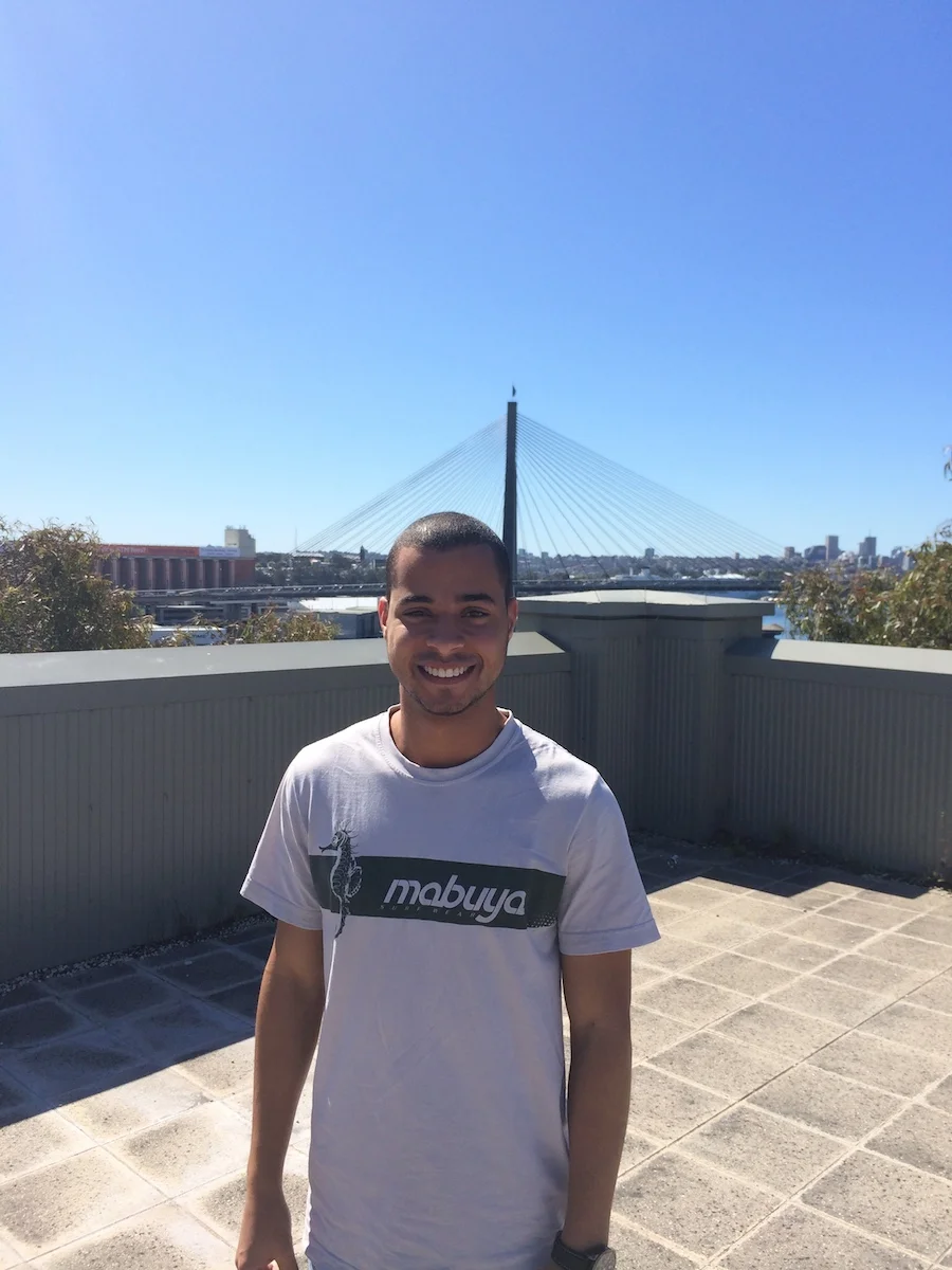 Joao Da Conceicao Internship student 