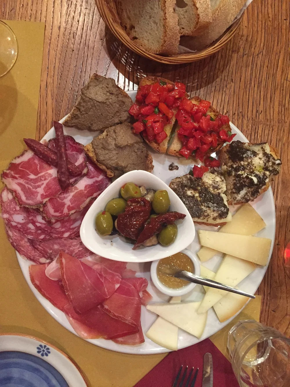 Our delicious appetizer. We ordered for 2 people but really there is more than enough for 3!