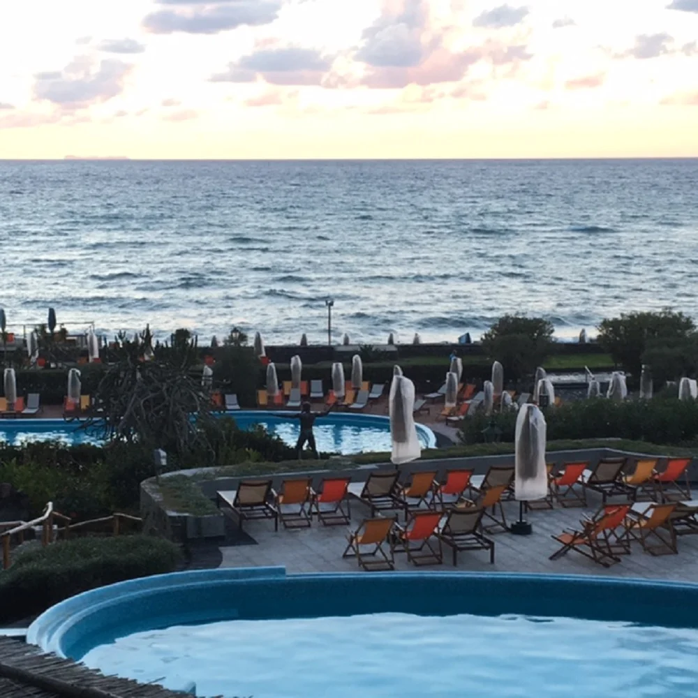 Thermal spas on Ischia.