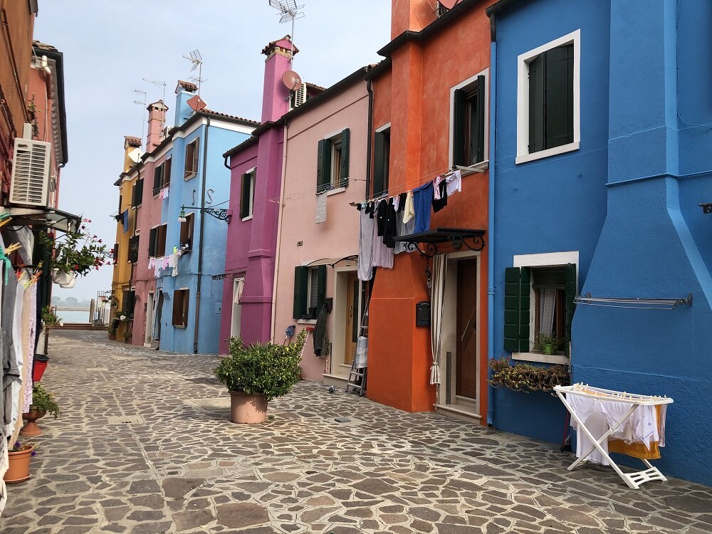 Colorful houses in Burano