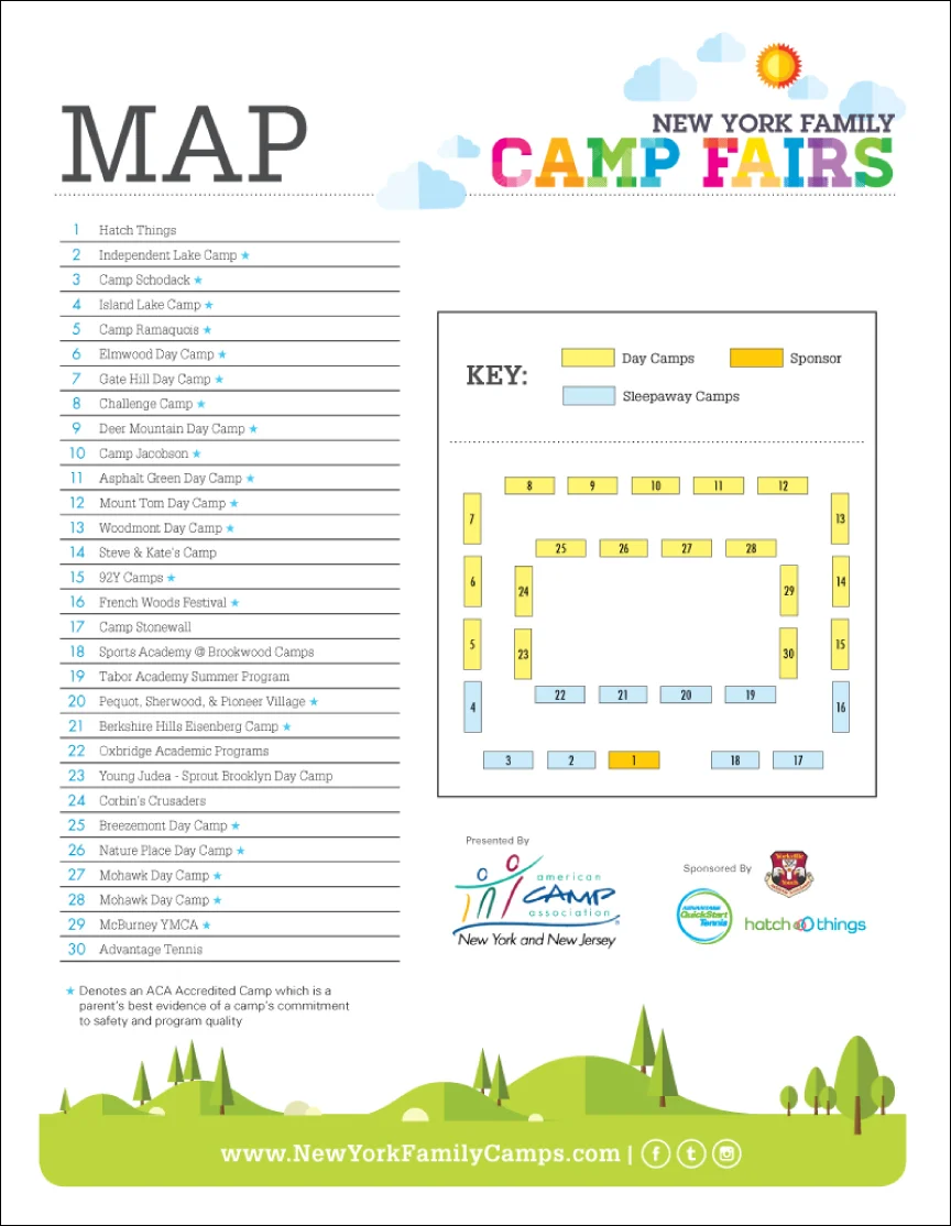 Camp Map Handout