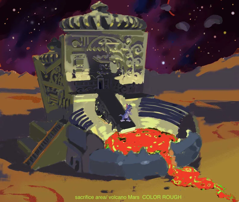 Color Rough _Tom and Jerry- Blast off to Mars