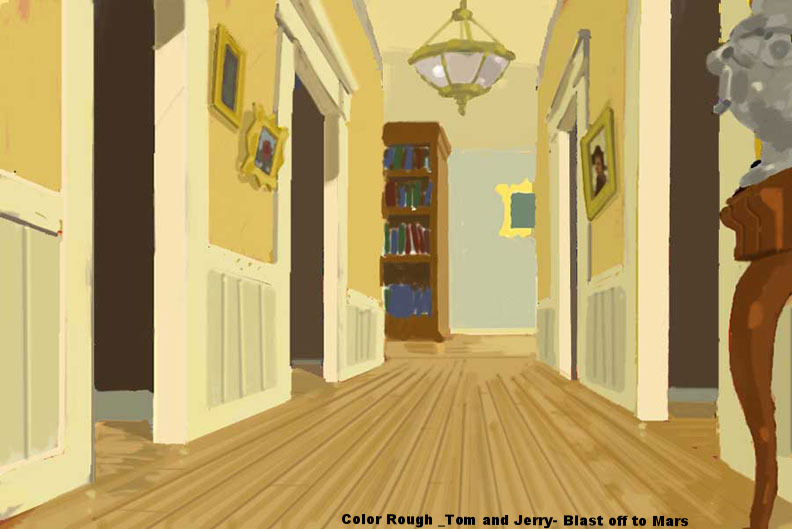 Color Rough _Tom and Jerry- Blast off to Mars