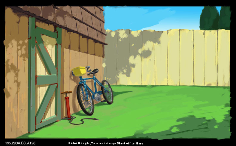 Color Rough _Tom and Jerry- Blast off to Mars