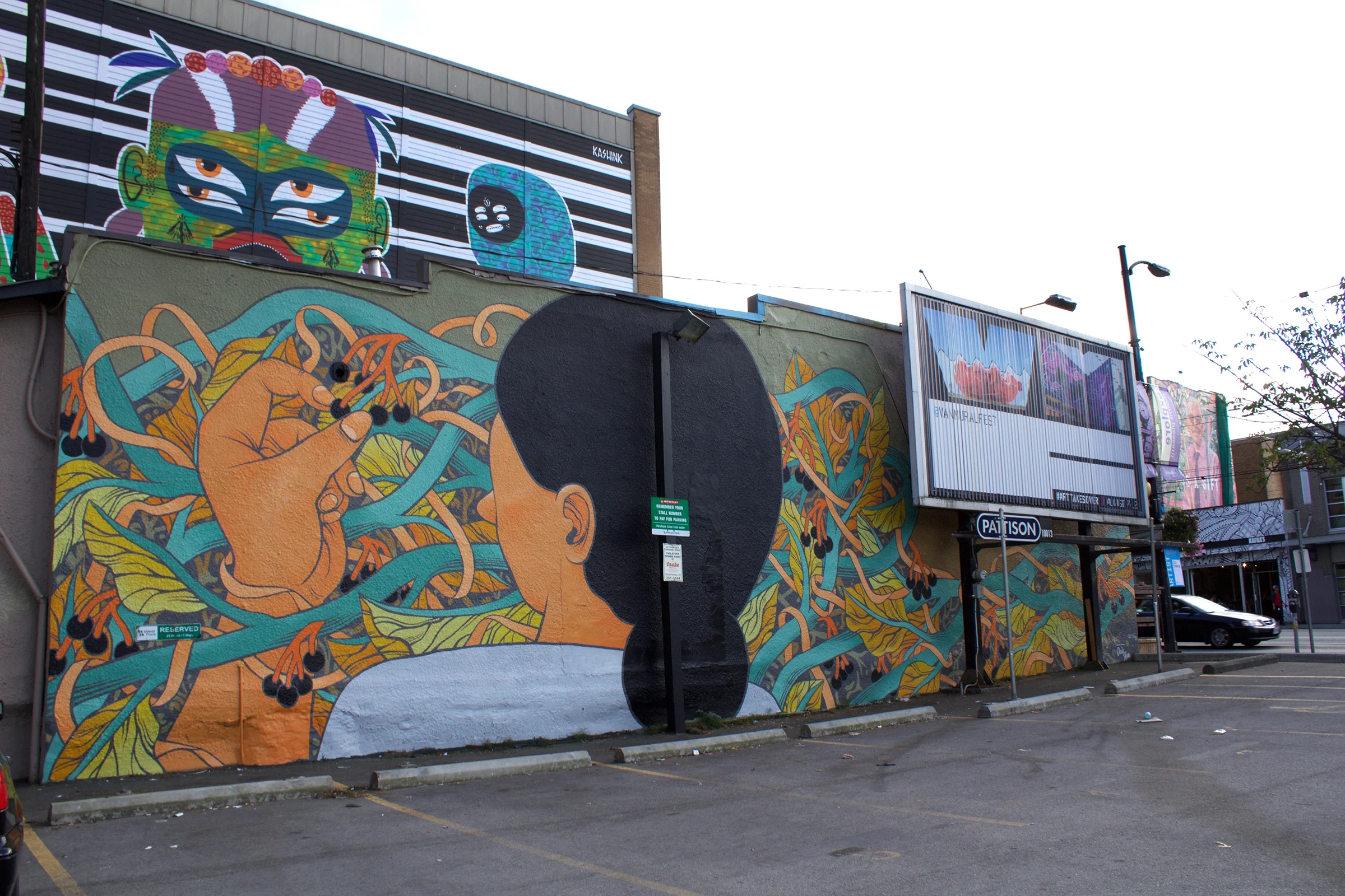 Blue Vines (for Vancouver Mural Fest), VANCOUVER, BC