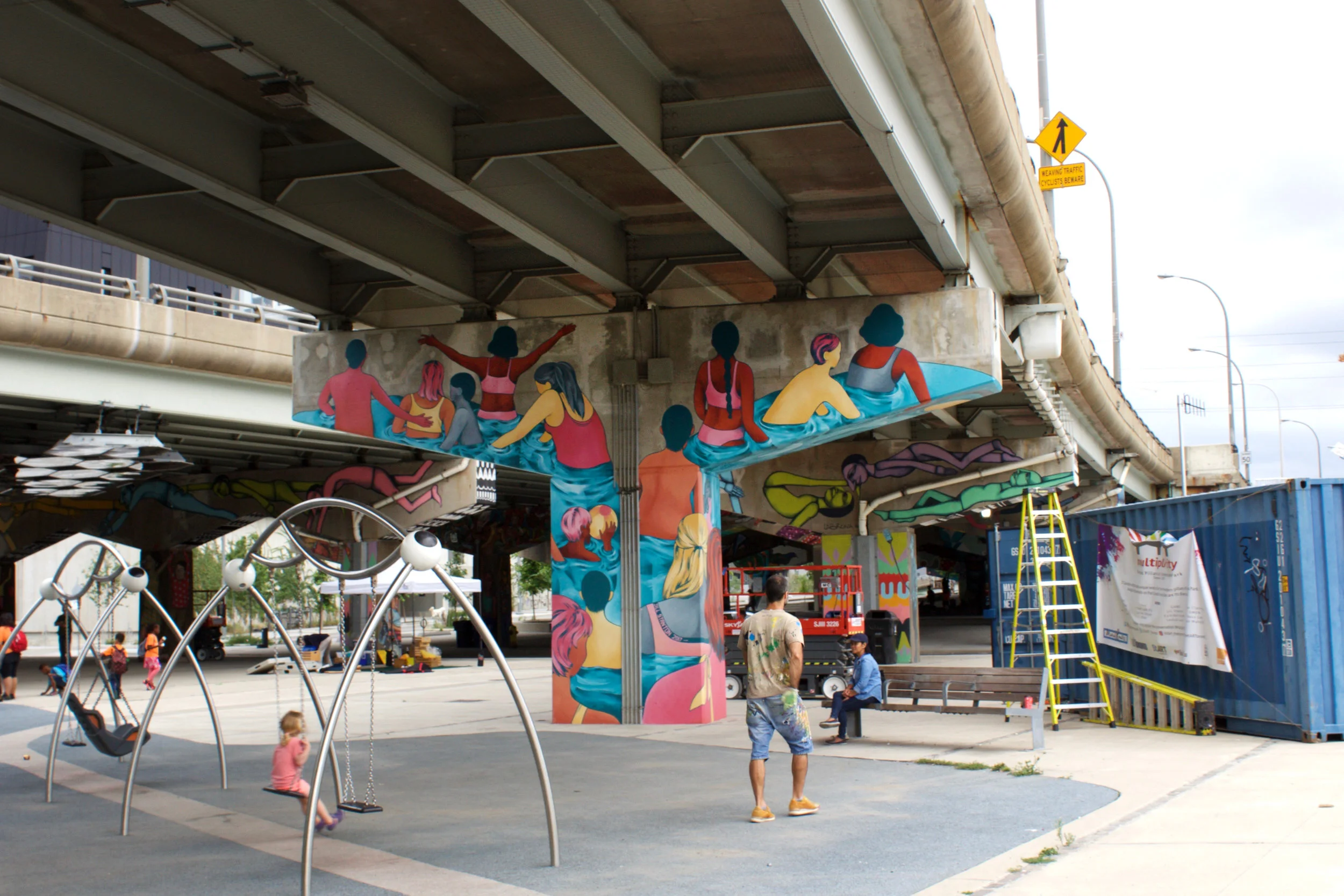 Sunbathers (for Underpass Park), TORONTO, ON