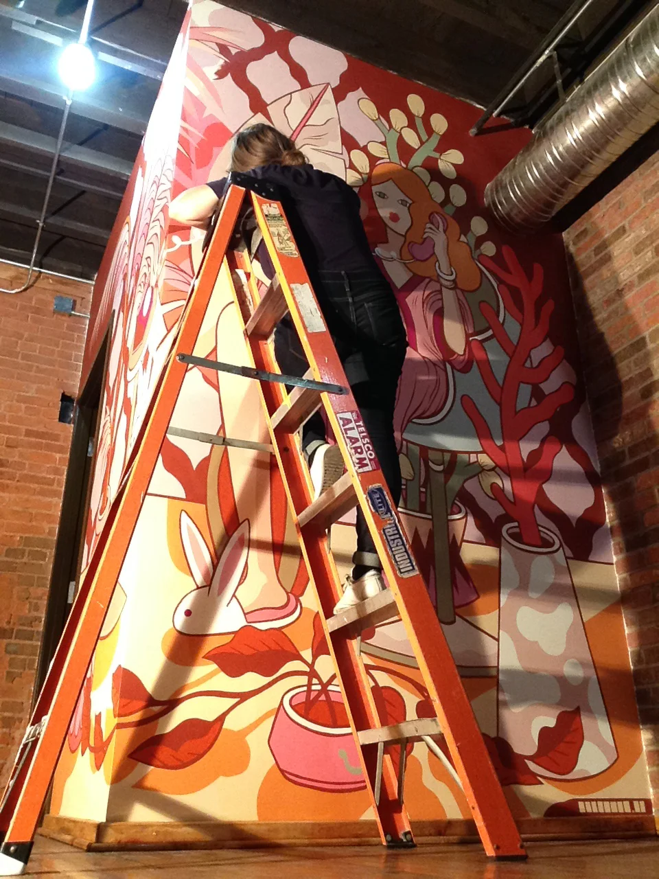 Pink Lady (progress, for Gather Co.), EDMONTON, AB