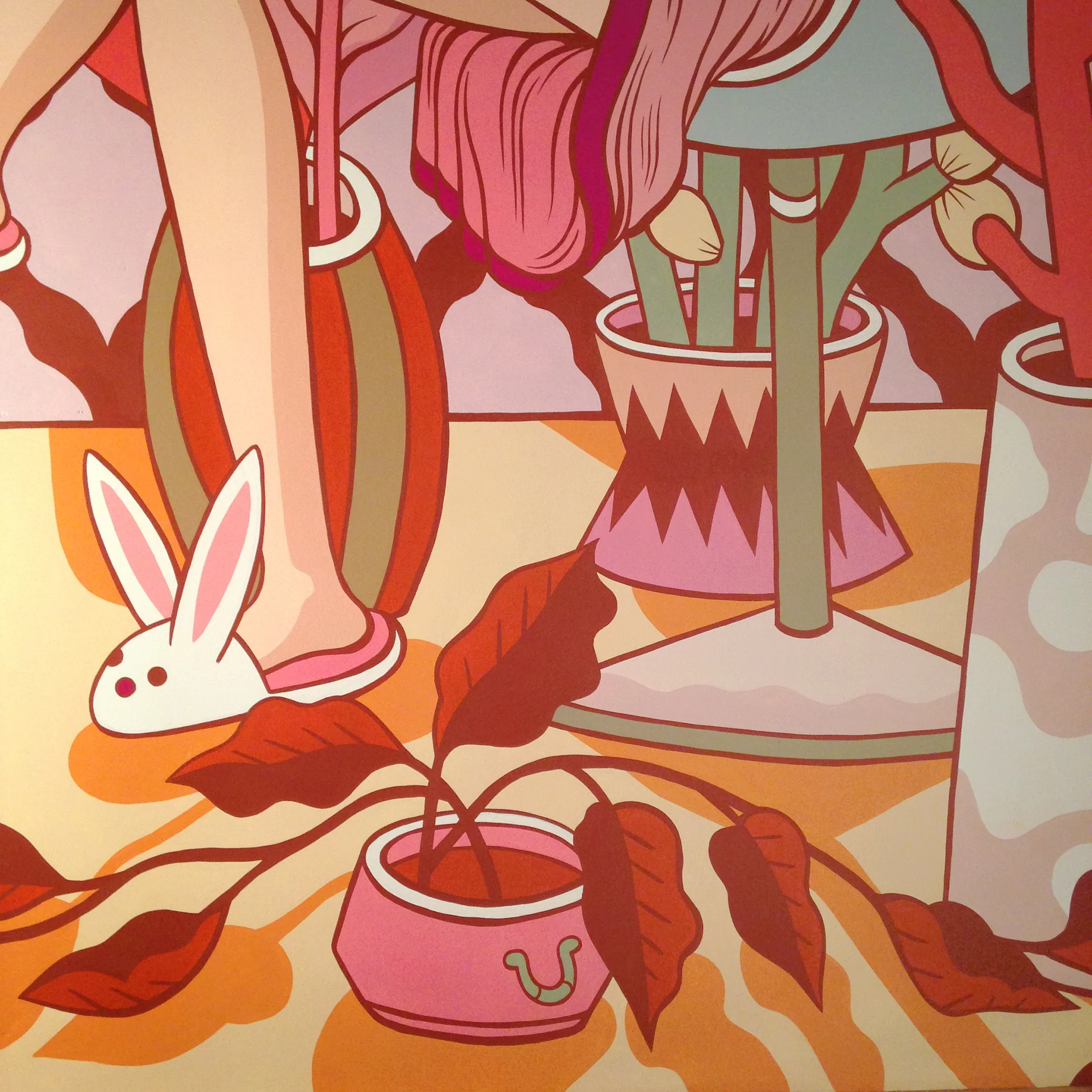 Pink Lady (detail, for Gather Co.), EDMONTON AB