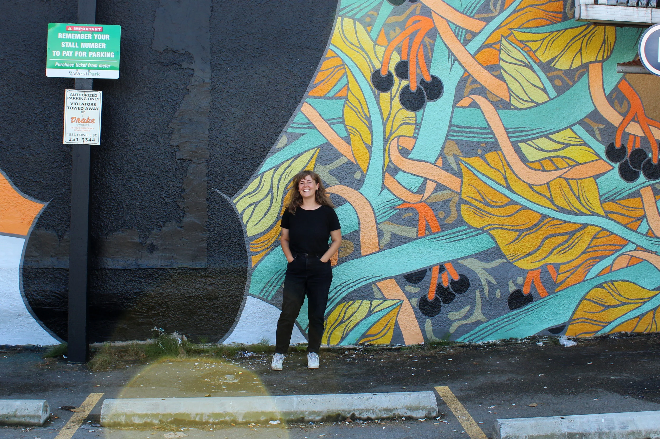Blue VinesFor Vancouver Mural Fest // VANCOUVER, BC</p>