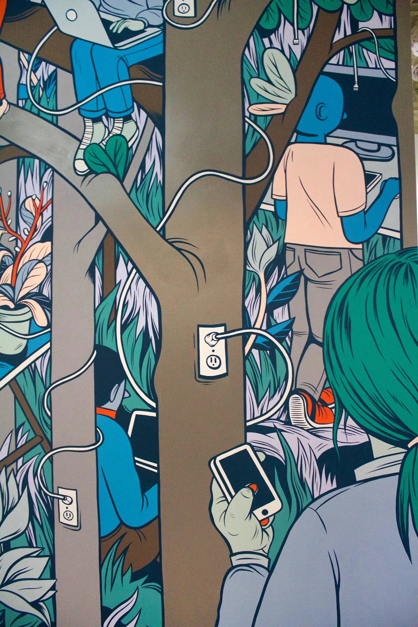 Future Forest (detail)For Jobber // EDMONTON, AB</p>