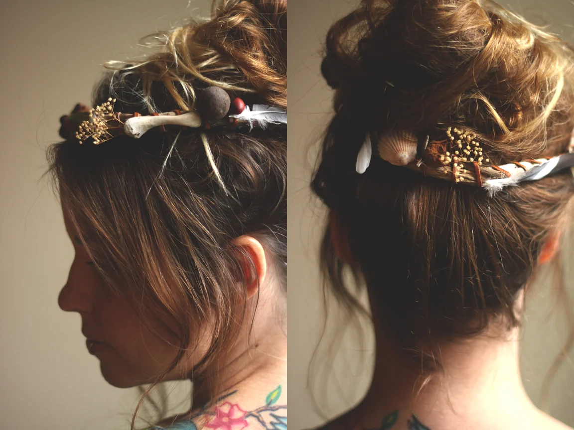 nature flower crown diy by roots and feathers.jpg