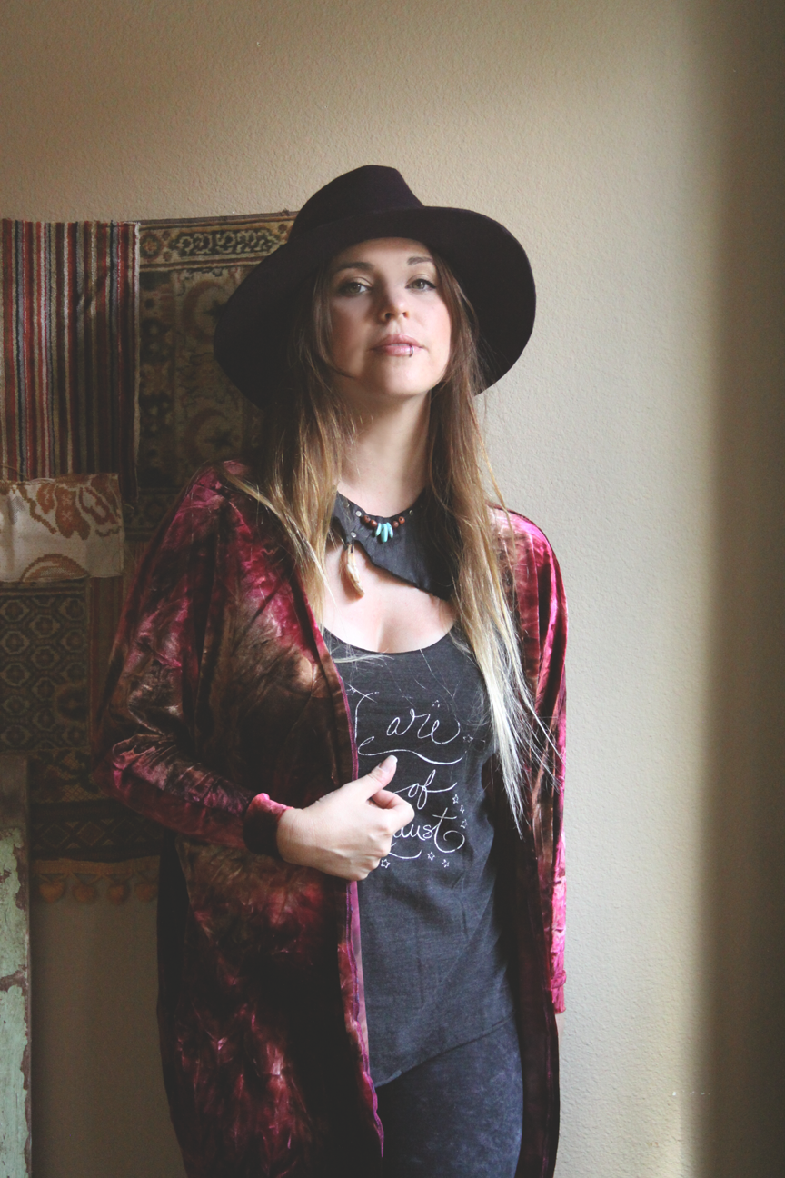 mamie ruth velvet kimono outfit on roots and feathers.png