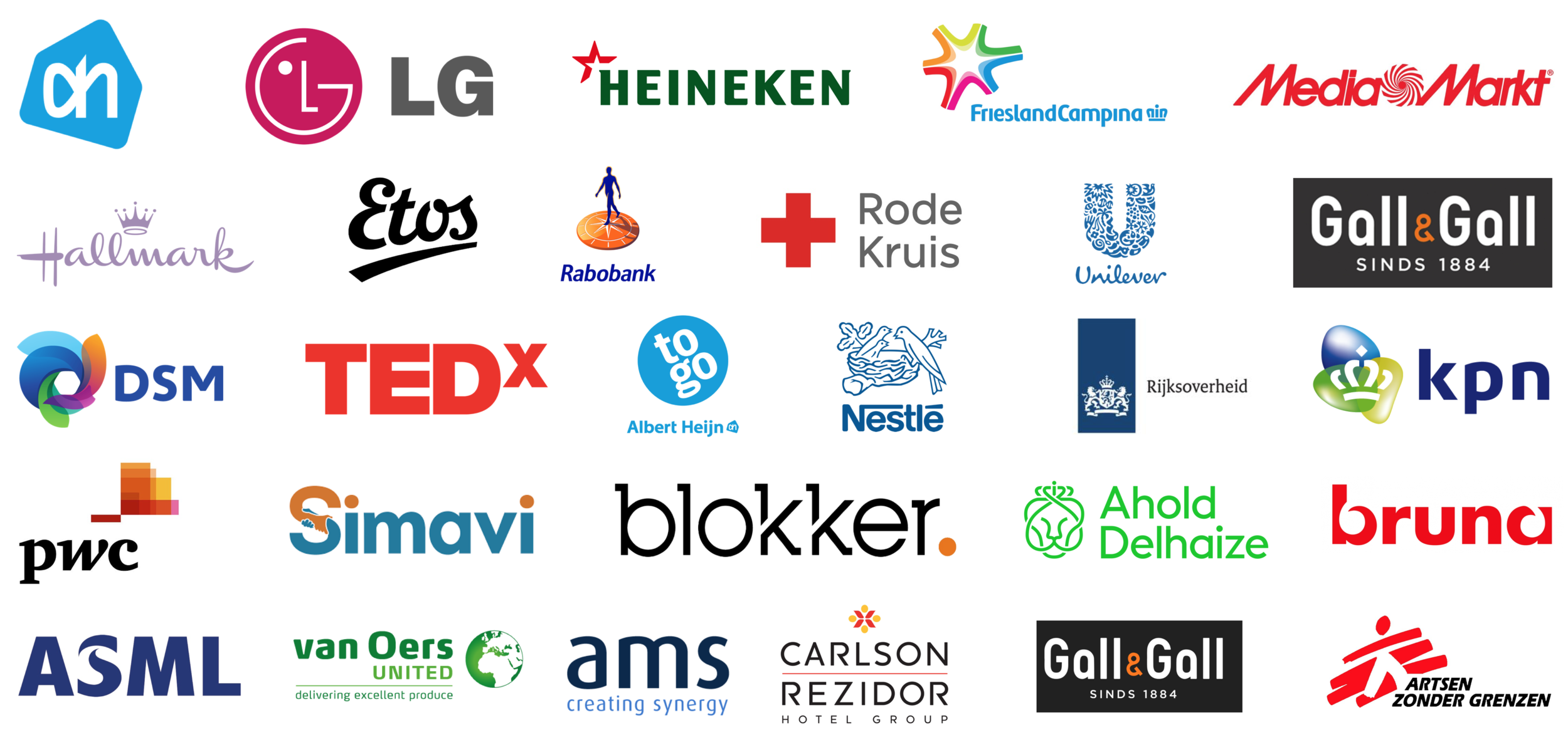 We hebben duizenden particulieren getraind en velen uit het bedrijfsleven.