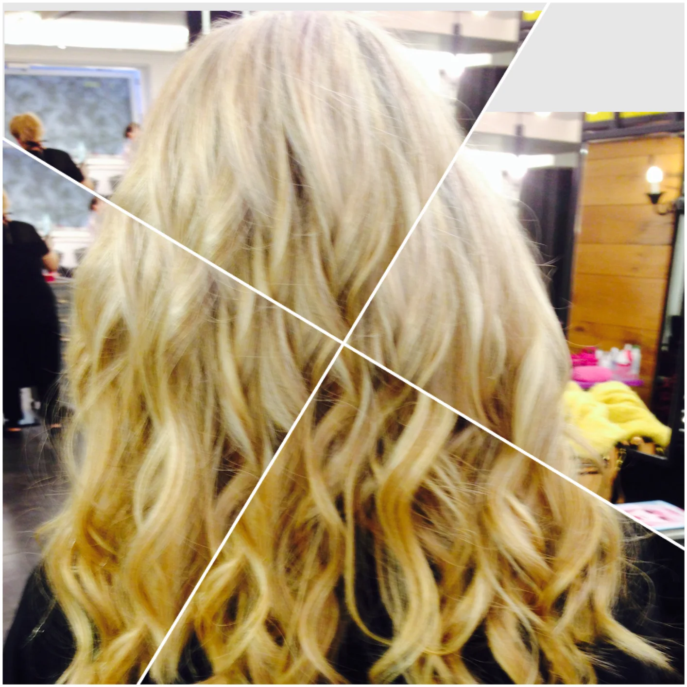 My New Blonde Light Pink Highlights And Hair Styling Plastiras
