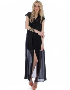   Maxi φόρεμα από μουσελίνα 75,00€  