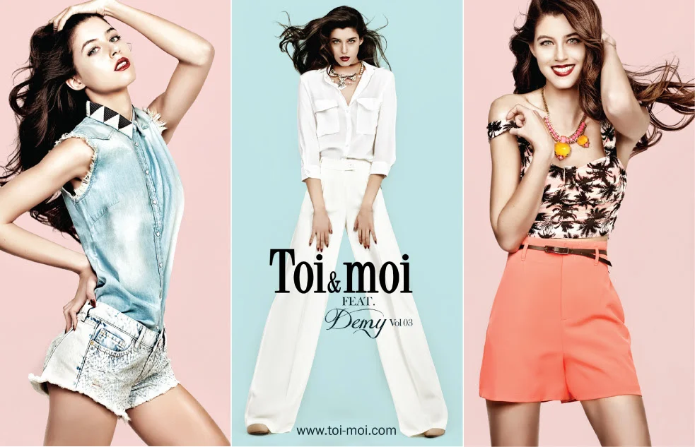 Καλοκαιρινή διάθεση από το lookbook SS 2014 της Toi&Moi