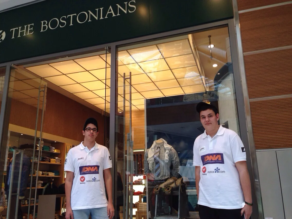 "THE BOSTONIANS" υποστηρίζουν τη μαθητική ομάδα FULMINE της Ιταλικής σχολής