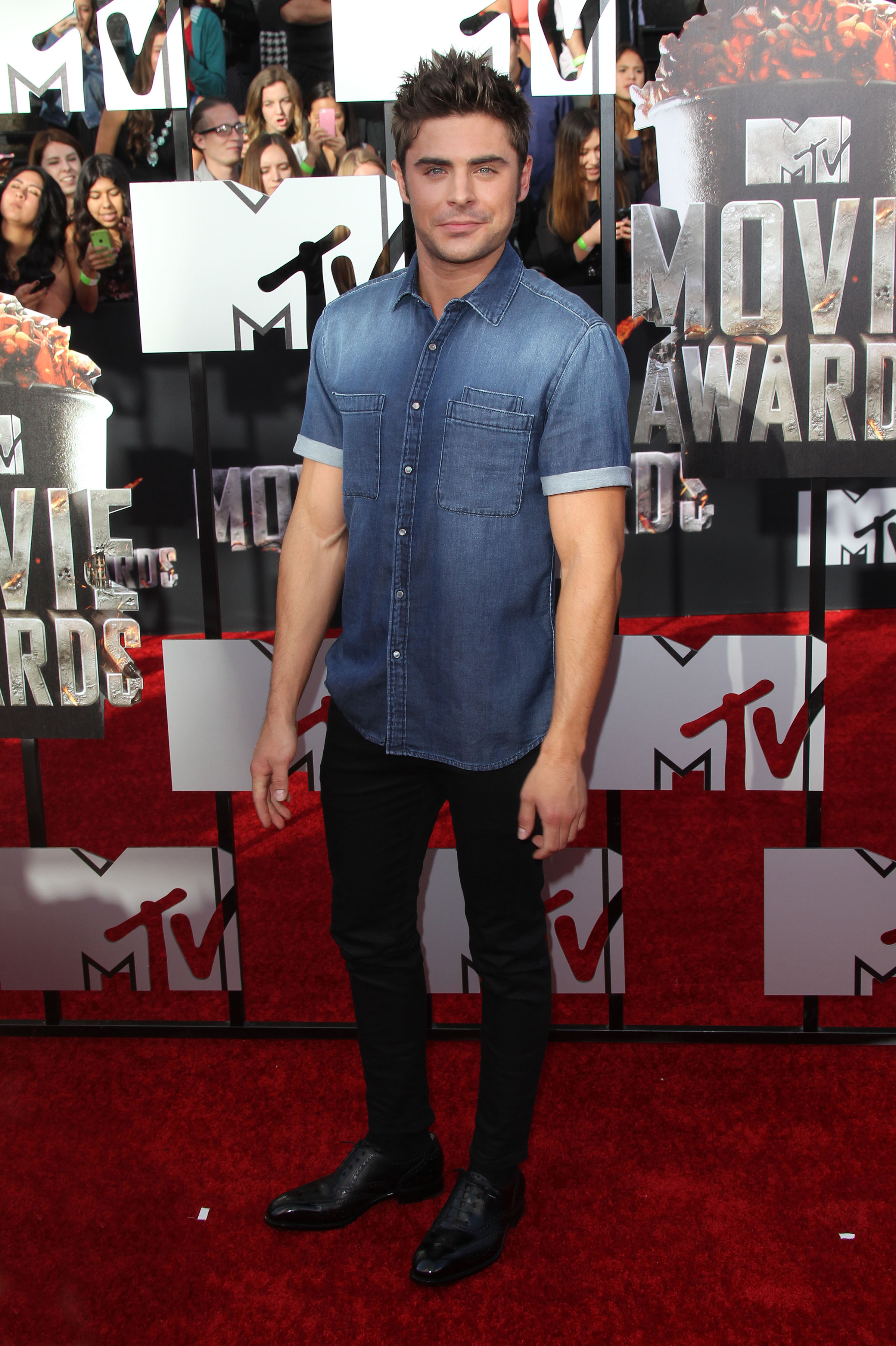 Zac Efron - 2014 MTV Movie Awards LA - Splashnews