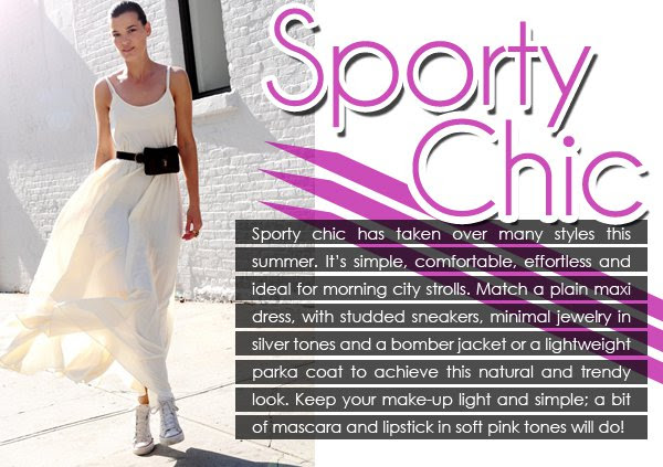 Υιοθετούμε ένα Sporty Chic look αυτό το καλοκαίρι!