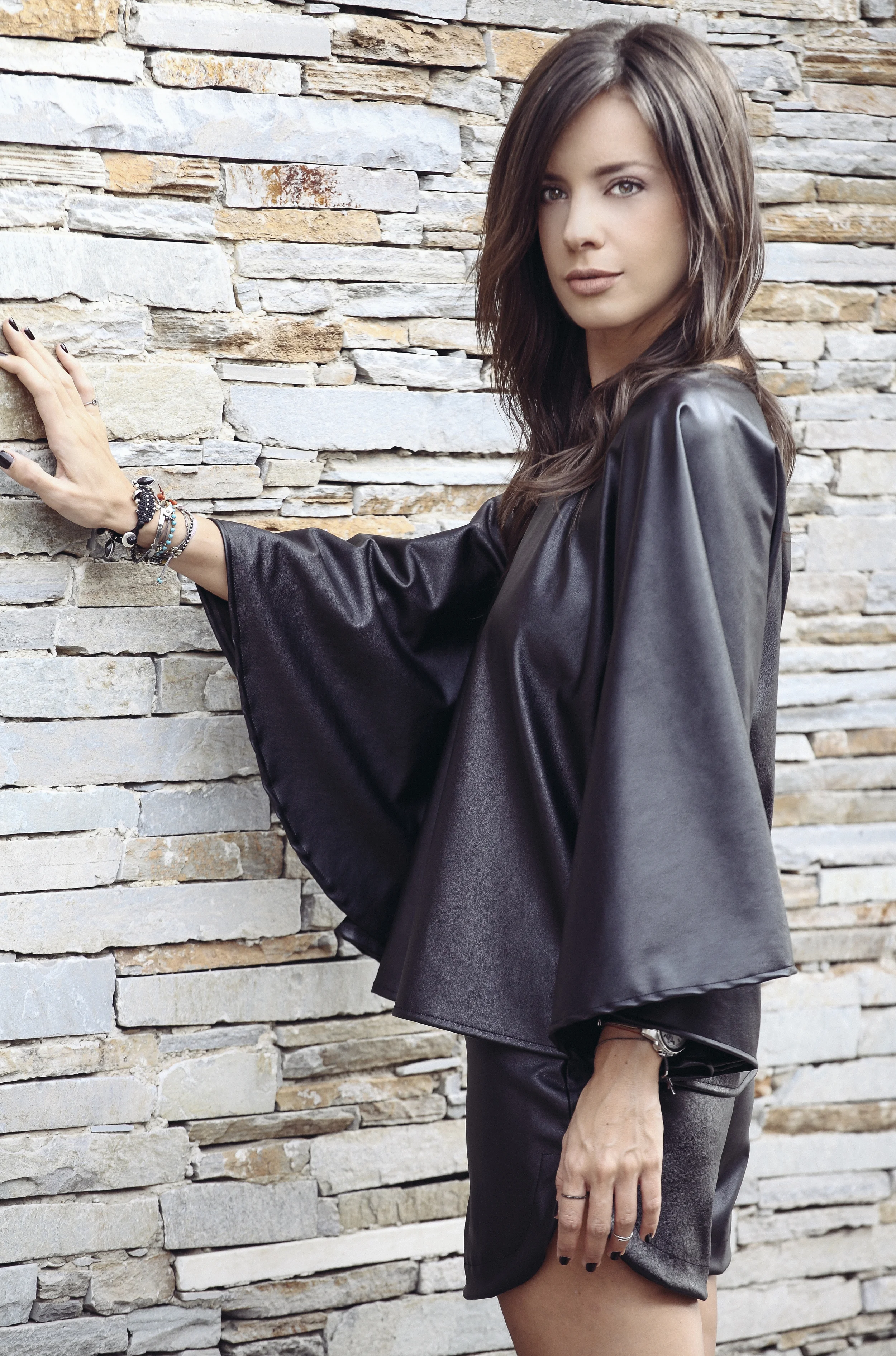 BLP PONCHO STYLE BLOUSE LEATHER 2.JPG