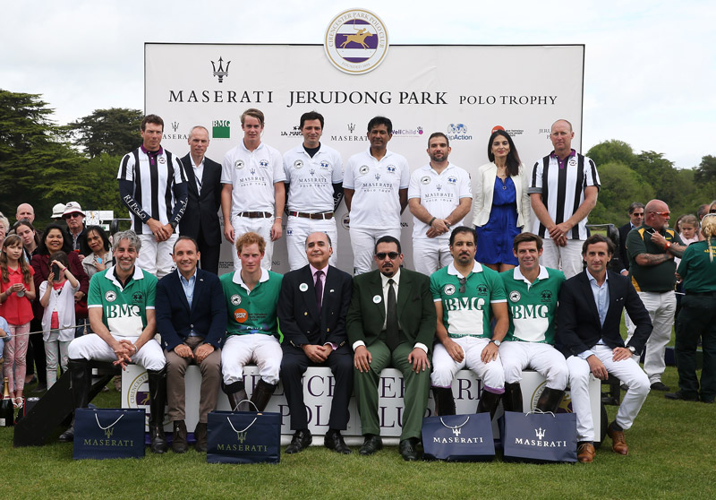 The MASERATI POLO TOUR visits the UK for ANNUAL CHARITY POLO MATCH at Cirencester Park with LA MARTINA official supplier 