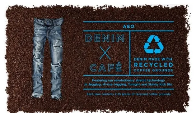 Μοναδικό!  Τζιν από αληθινούς κόκκους καφέ της American Eagle 