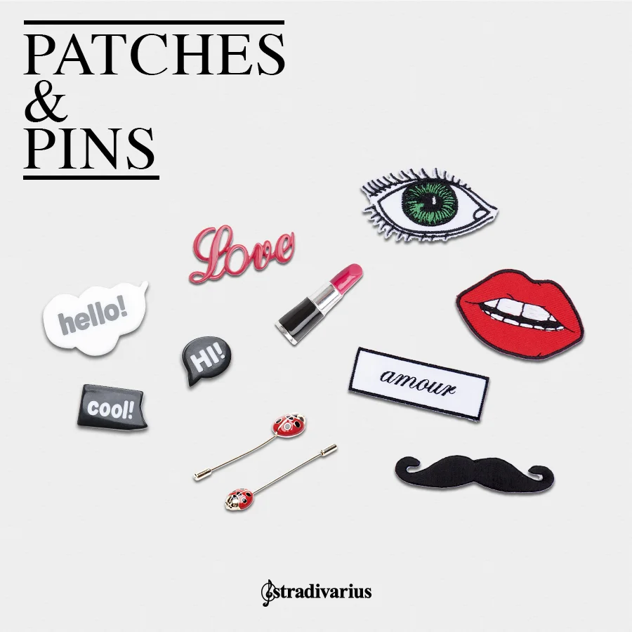 Patches και Pins για μία trendy Άνοιξη από την Stradivarius 