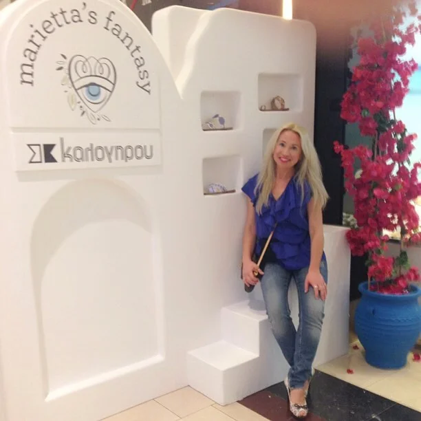 A #gorgeous evening in the #mood of #Greek #islands at great presentation of @mariettasfantasy #ss16 #collection by @mariettachrousala at @kalogirou_stores! Loved it!! 