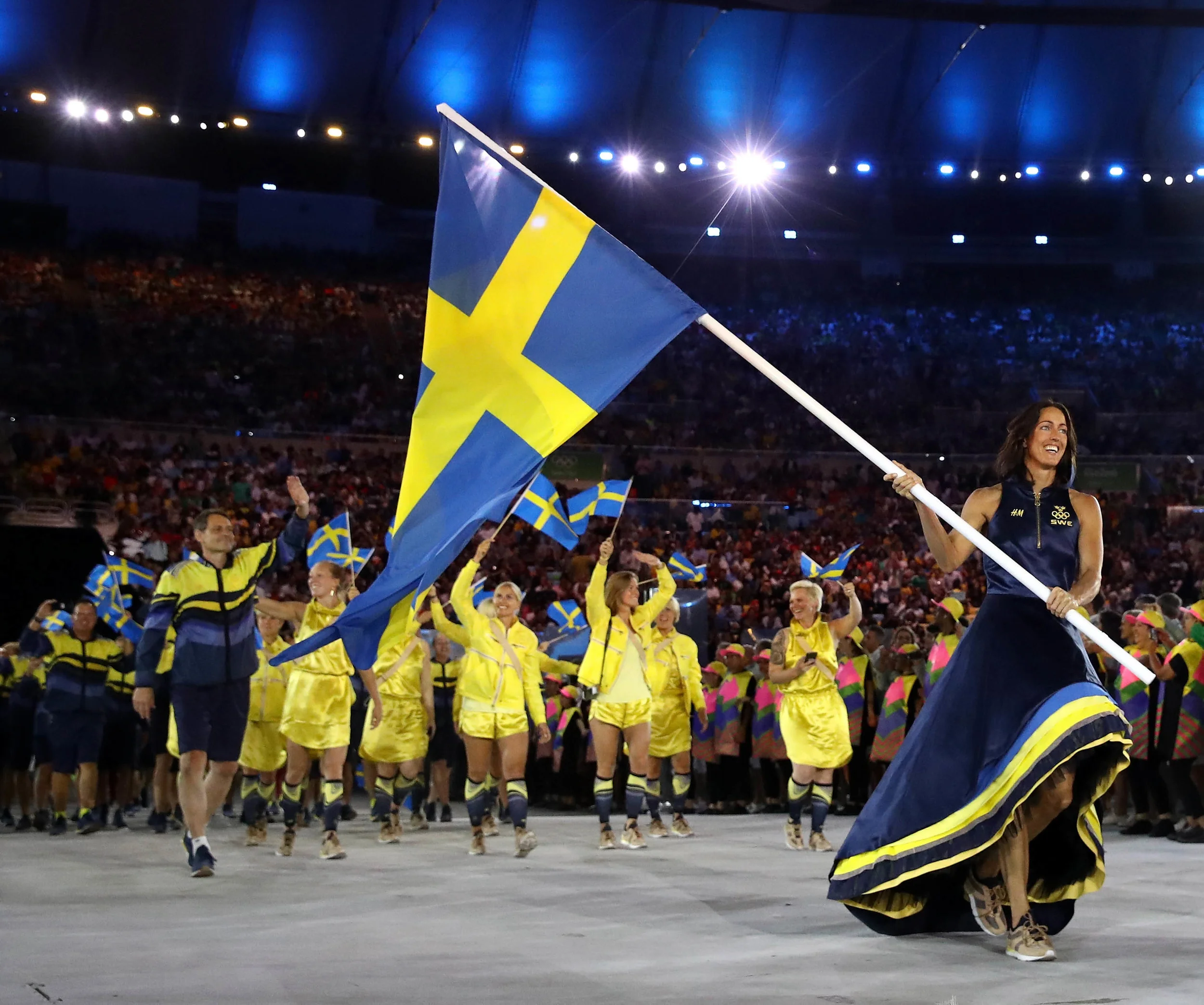 Η Ολυμπιακή Ομάδα της Σουηδίας φοράει στολές H&M κατασκευασμένες από ανακυκλώσιμα υλικά στους Θερινούς Ολυμπιακούς Αγώνες του Rio de Janeiro!
