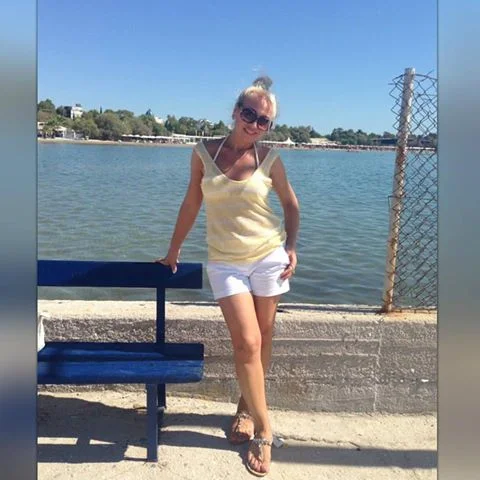 #Yellow+#White=#Summer #Love  #sea#sun#stripes#top#shorts#swimwear#summerlook#look#mylook#ootd#styleblogger#vickysstylecom