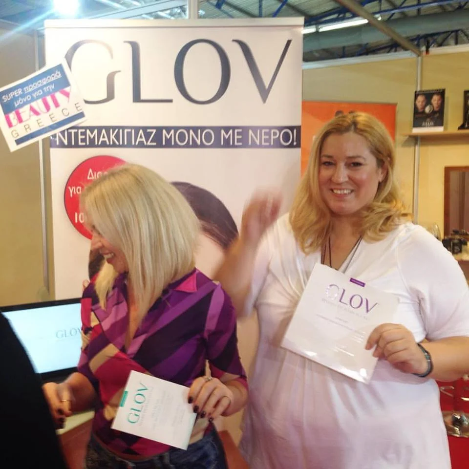 Happy to visit today @glov_gr the #magic #glov at #beautygreece #exhibition with my beloved @thekmprojects!😍