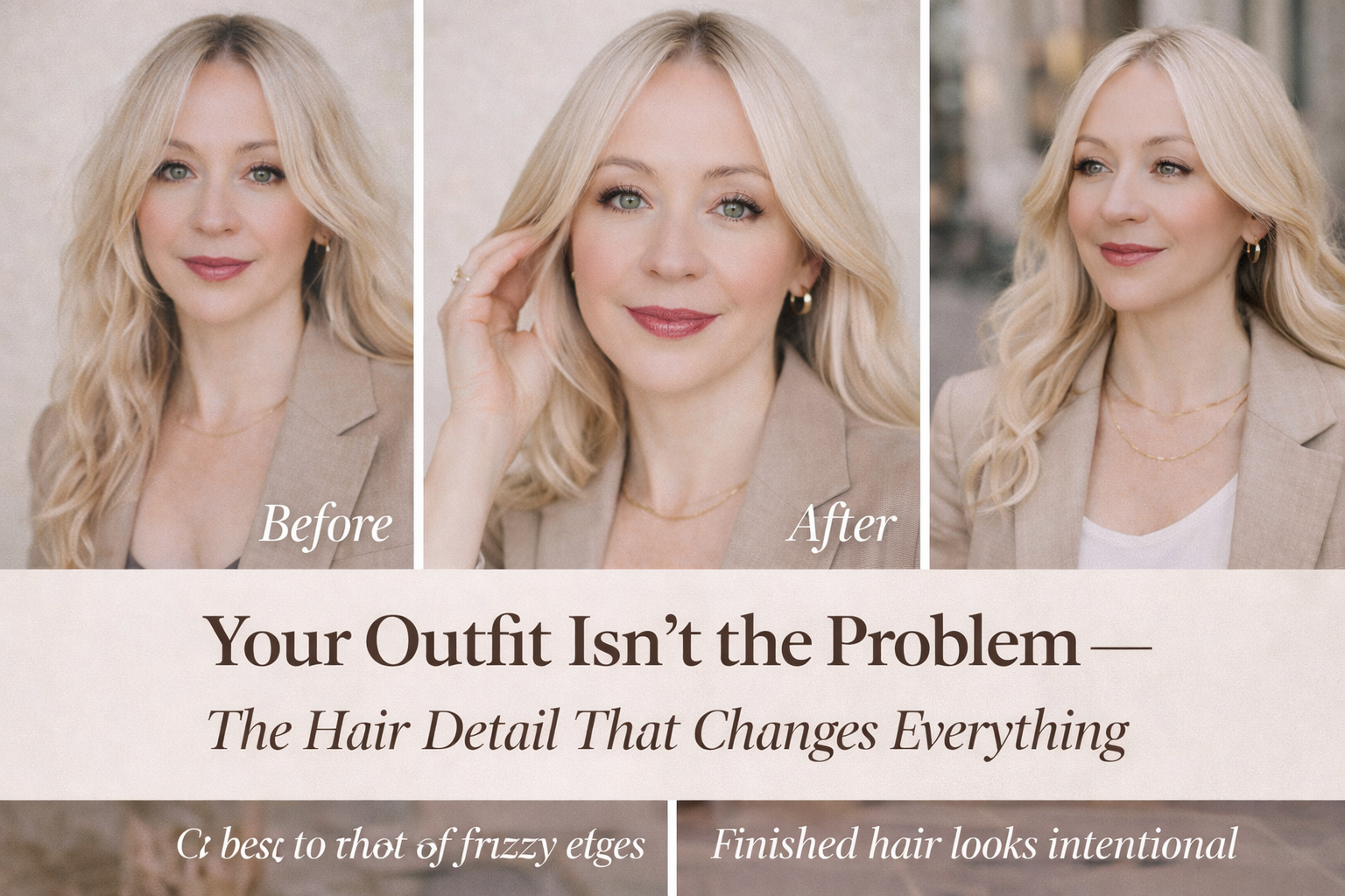 Your Outfit Isn’t the Problem — This Hair Detail Is