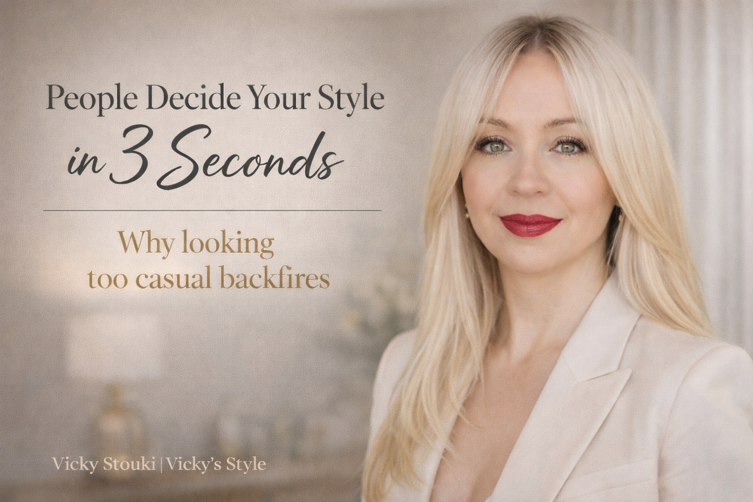 People Decide Your Style in 3 Seconds — And Why Looking “Too Casual” Backfires