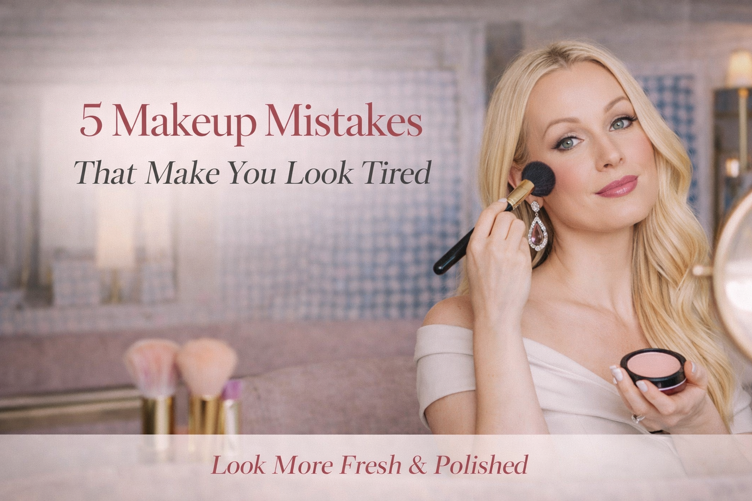 5 Makeup Mistakes That Make You Look Tired + The One Detail That Instantly Elevates Your Look