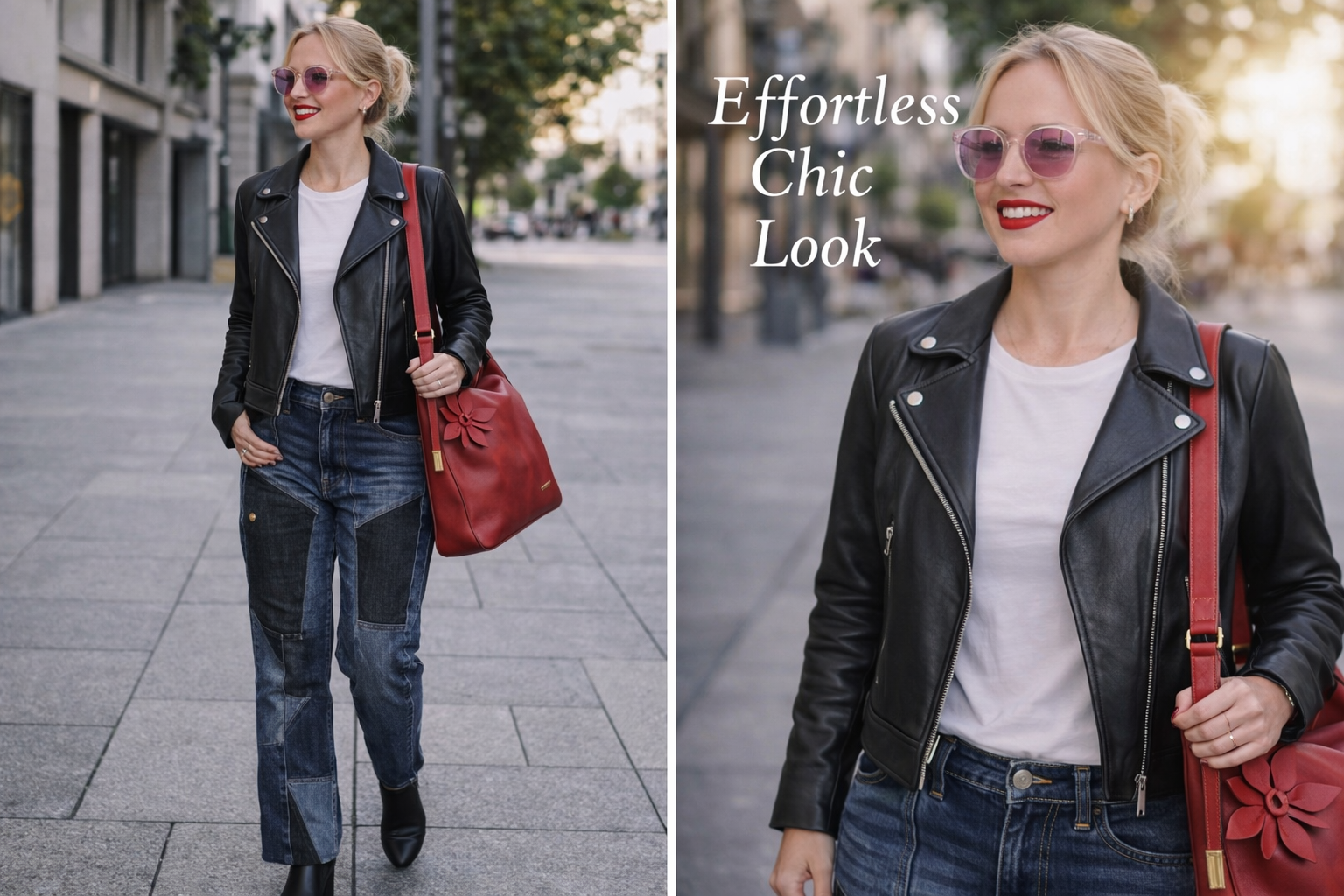 Effortless Chic: How to Style a Leather Jacket with Statement Accessories