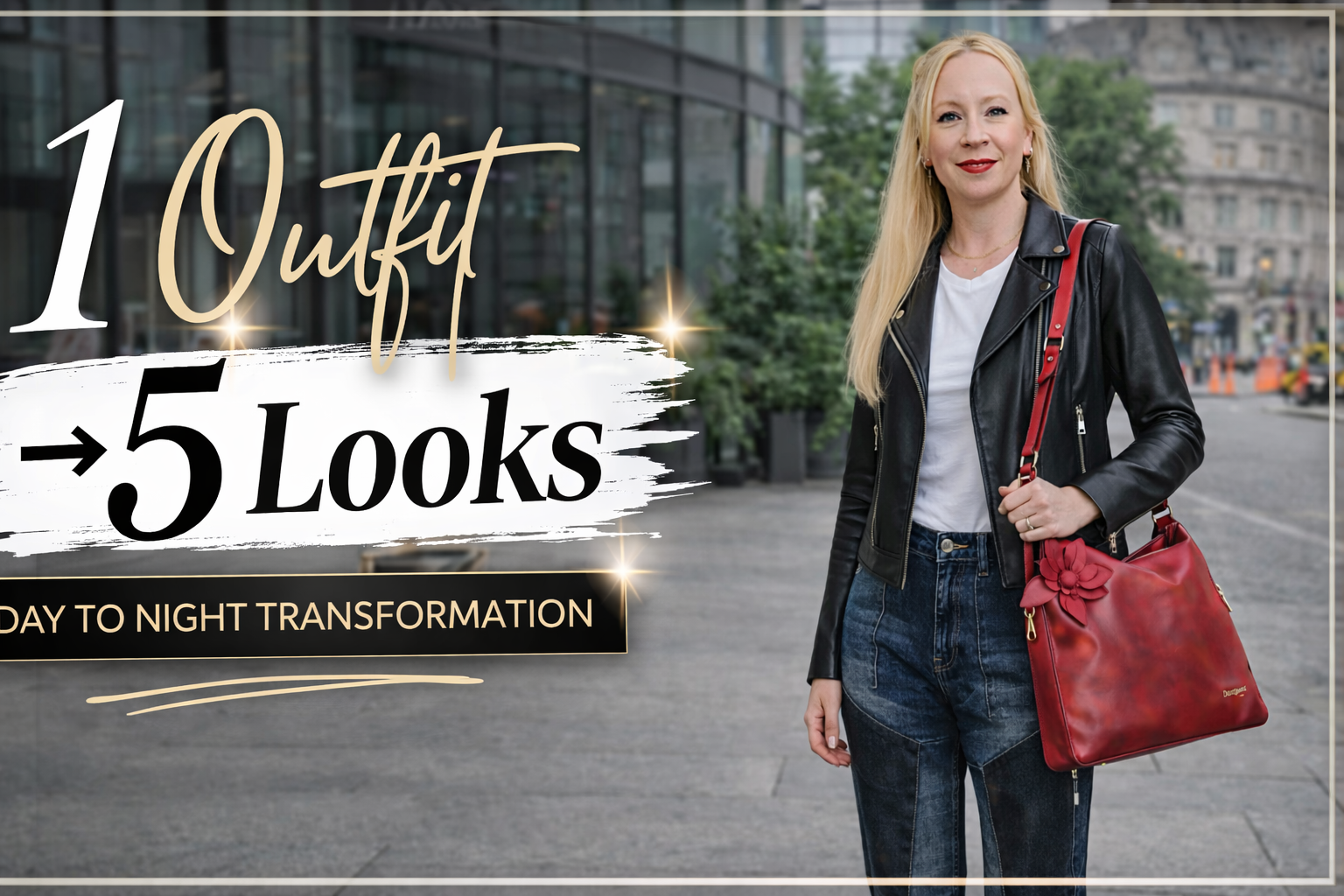 How to Style 1 Outfit in 5 Different Ways (Day to Night Looks)