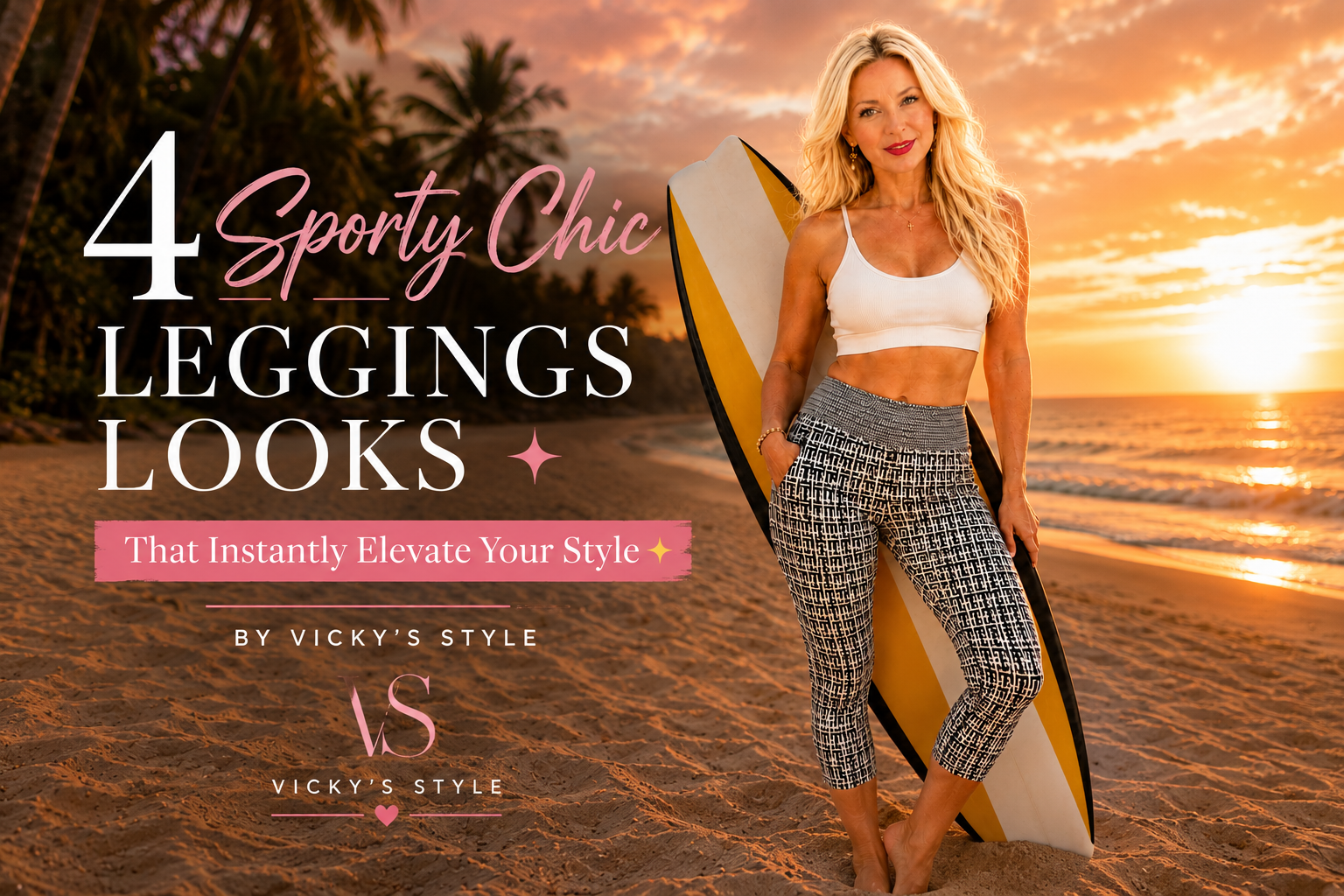 Style Is Your Silent Power: 4 Sporty Chic Leggings Looks You'll Love