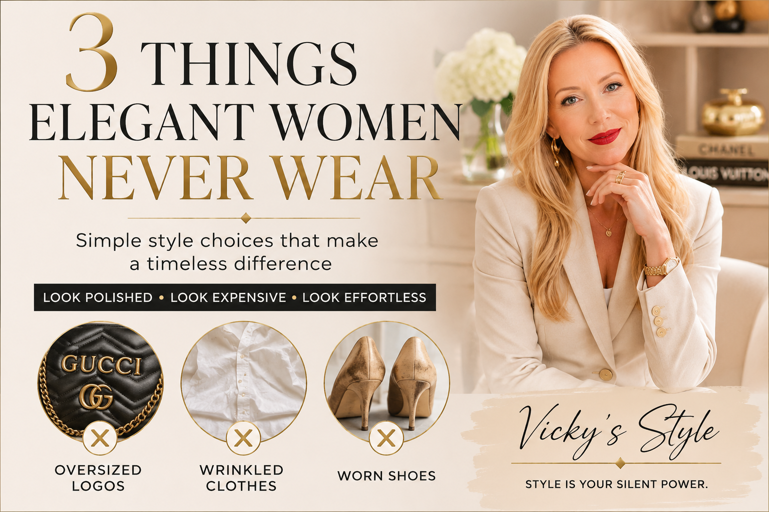 3 Things Elegant Women Never Wear (And What They Choose Instead)