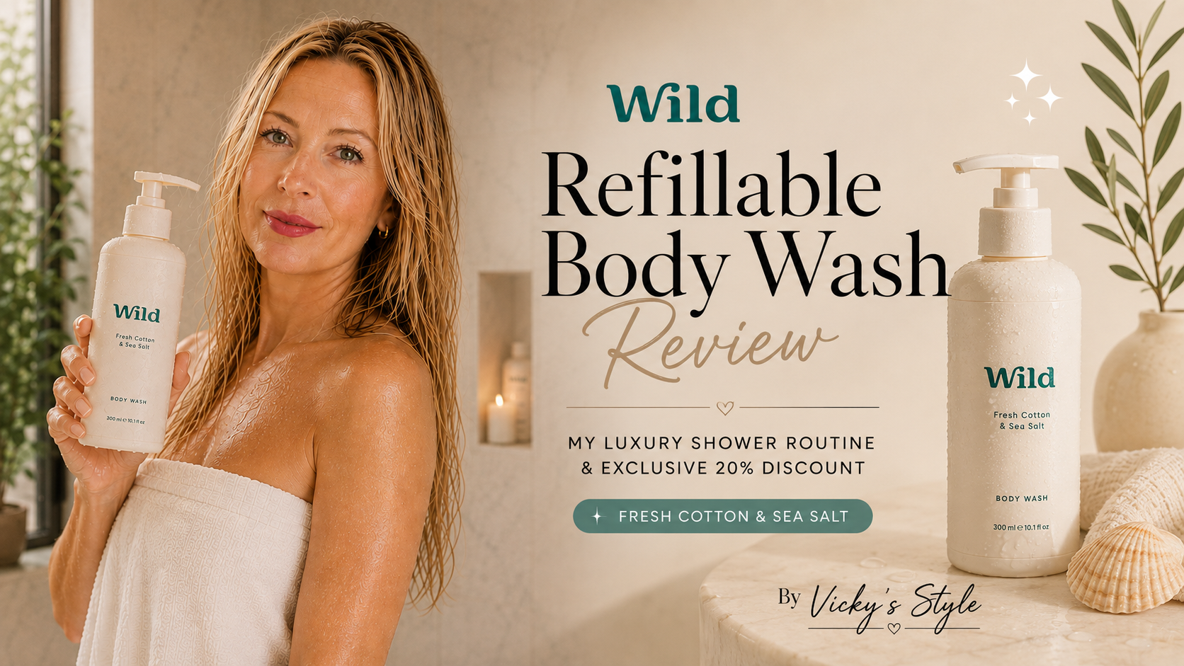Wild Refillable Body Wash Review | My Luxury Shower Routine
