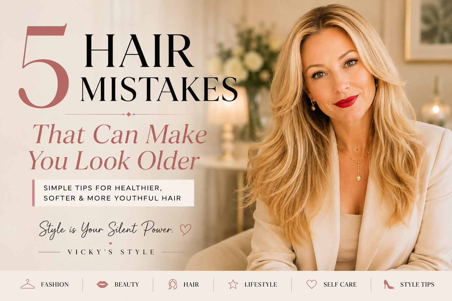 5 Hair Mistakes That Can Make You Look Older — And What to Do Instead
