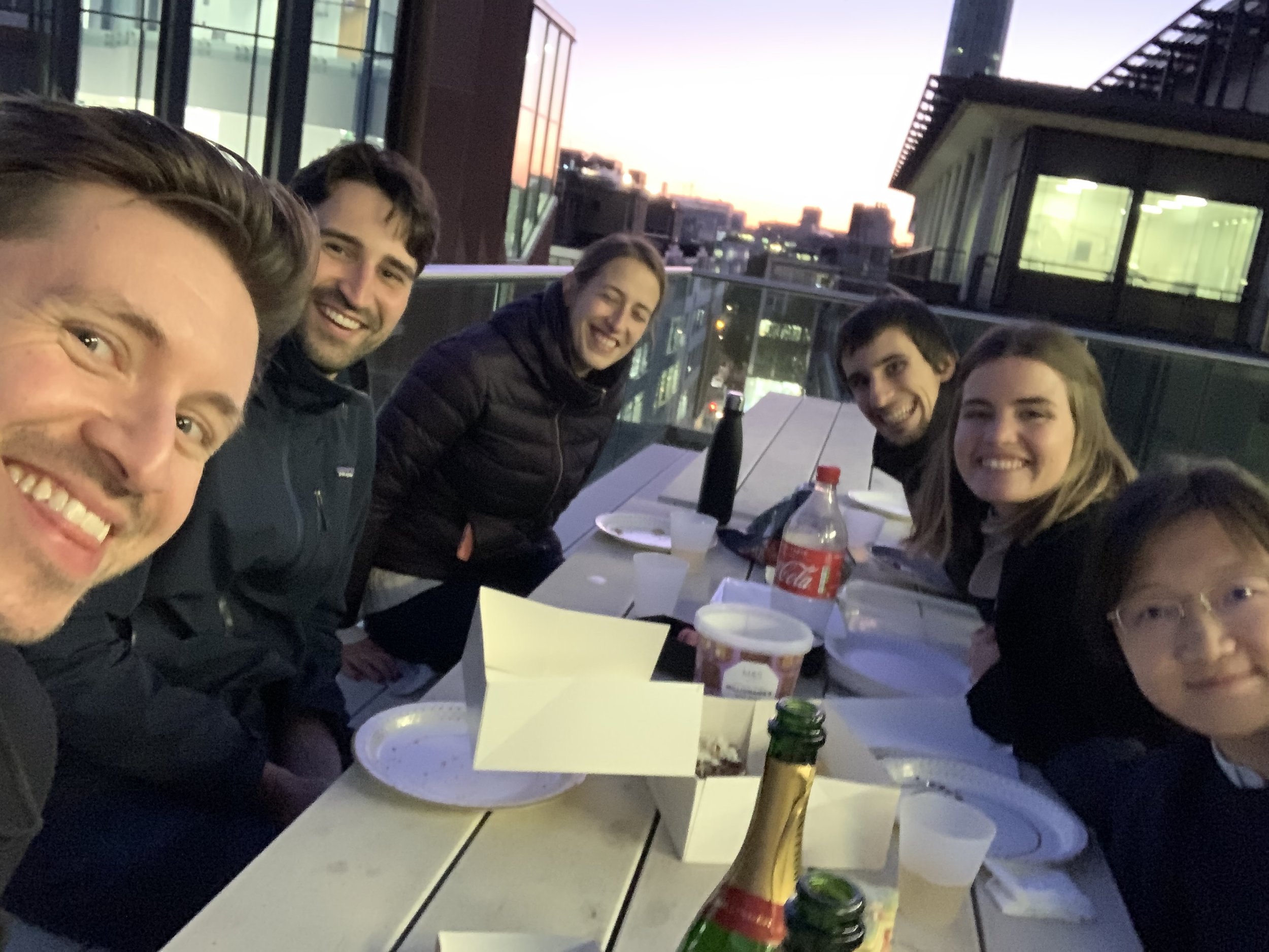  Celebrating Xiao’s TiB review on UCL CI roof terrace (Nov. 2020) 