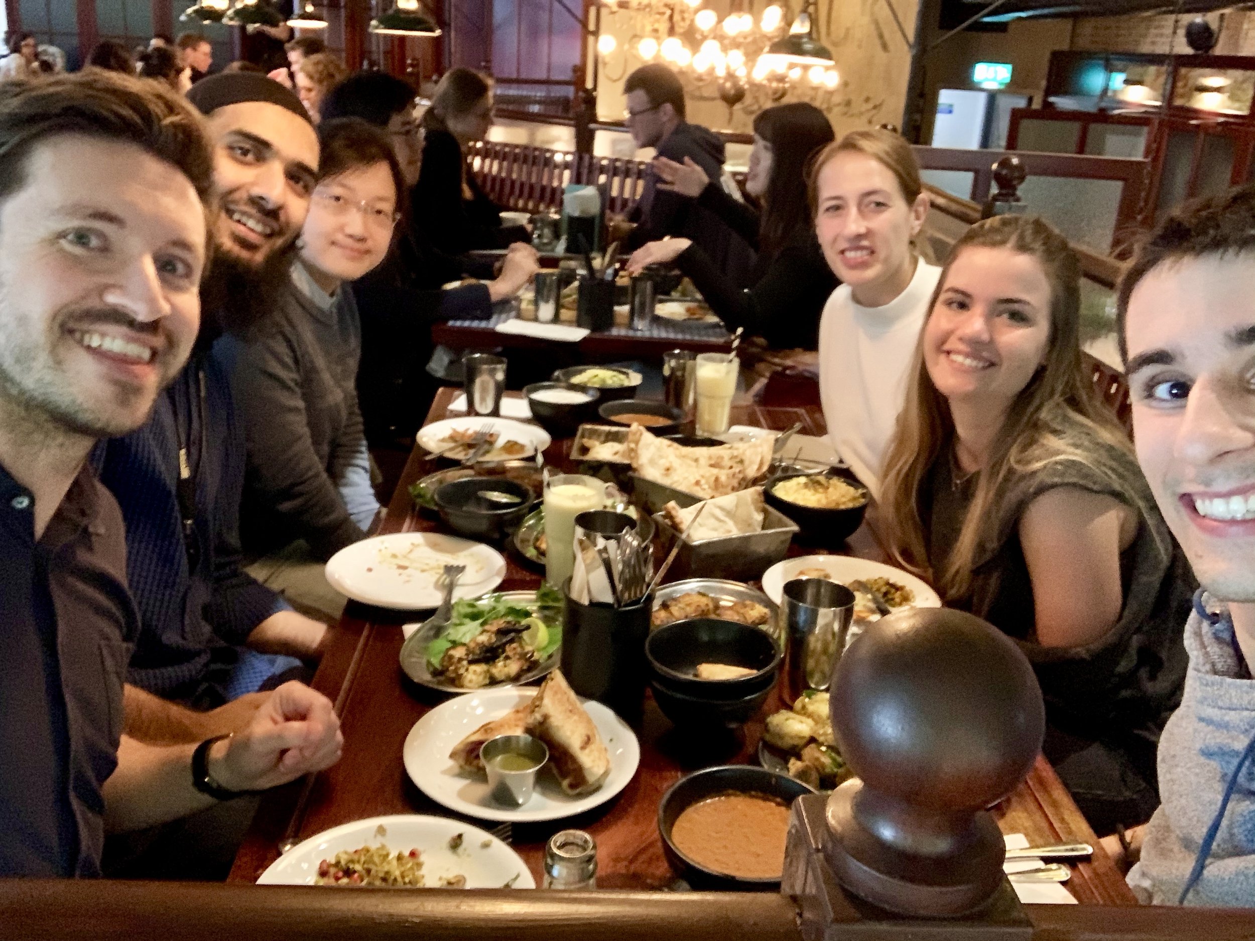  Welcome meal for Maria and Ferran @ Dishoom (Oct. 2019) 