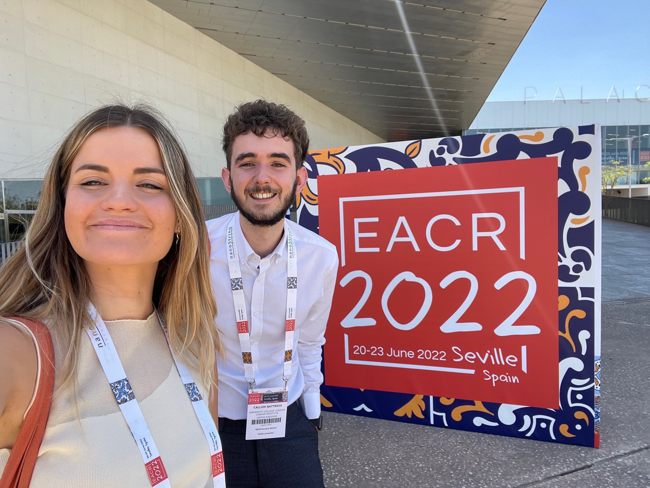  Maria and Callum at EACR (Jun. 2022) 